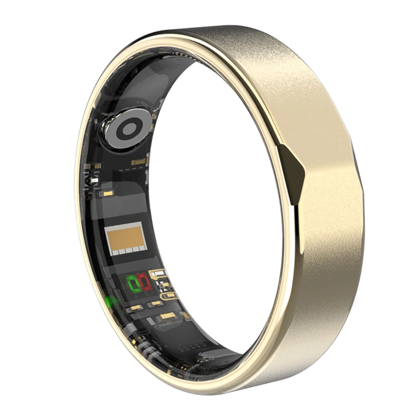 Gold QINO KR31 smart ring